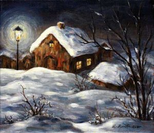 Emmy Bockmeyer, Winterlandschaft