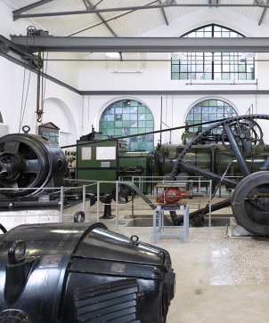 Maschinenhalle im Museum Großauheim